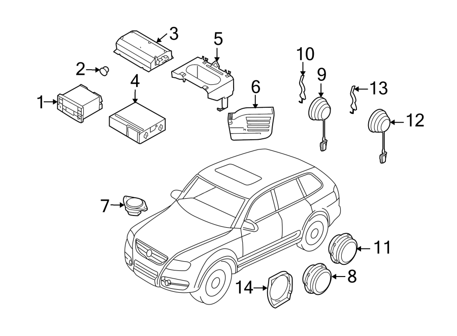 2007 Volkswagen Eos Display unit. Radio Control Unit. RADIONAVIG